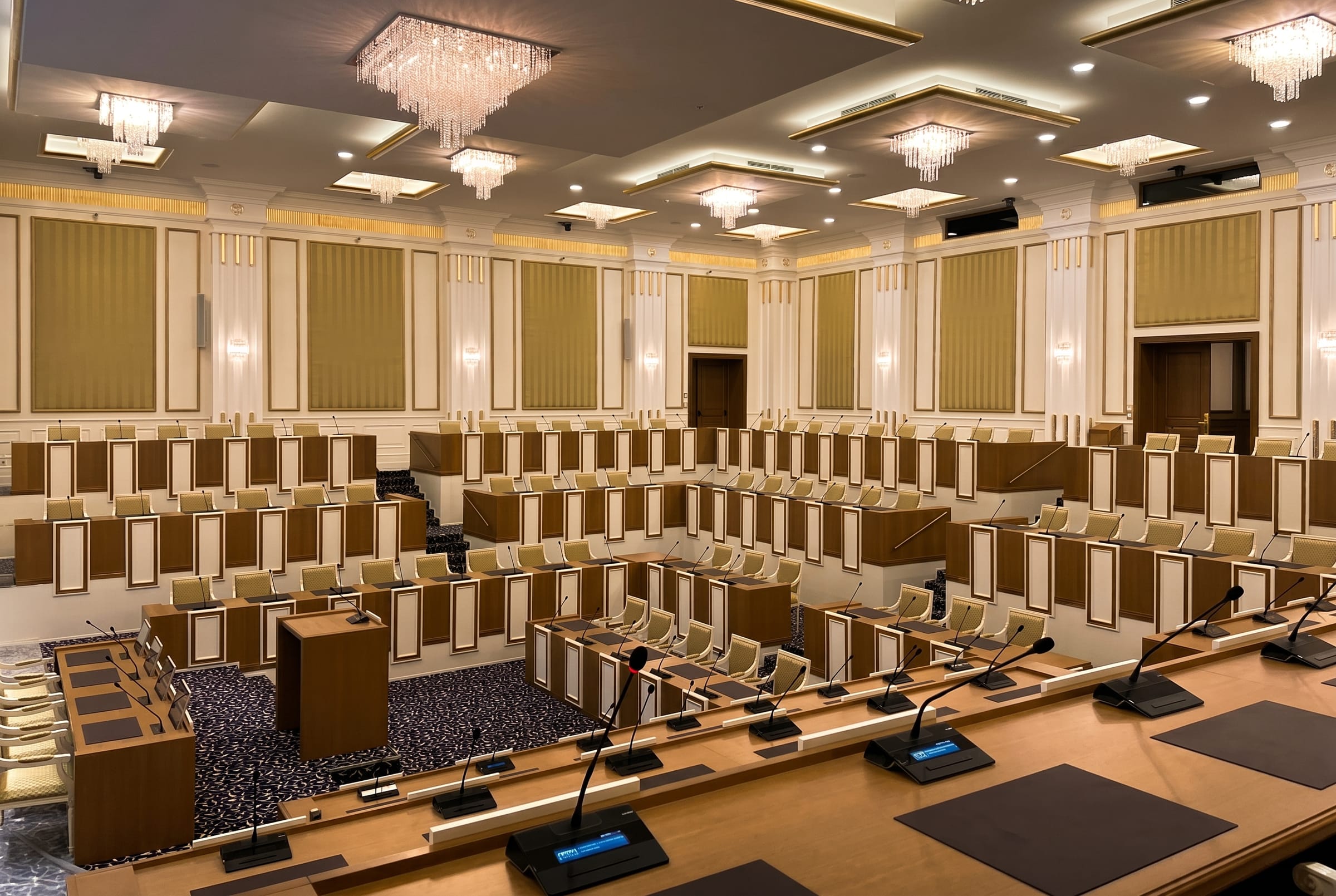 Constitutional Court — assembly hall — rear elevation